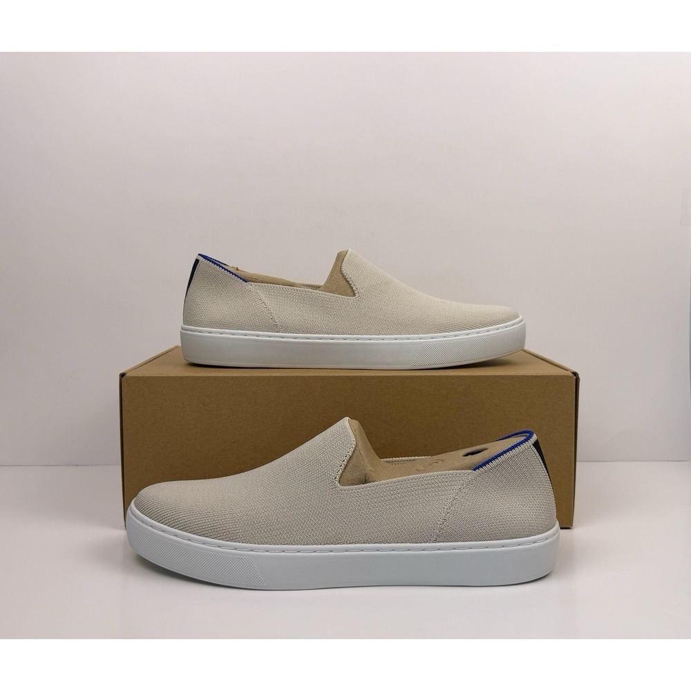 Rothy's The Slip On Sneakers Women's‎ Size 10 Sand/White 006-101
